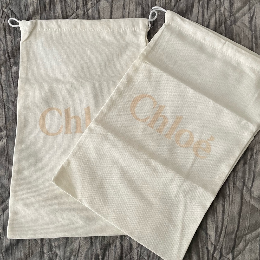 💯 CHLOE shoe storage dustbags